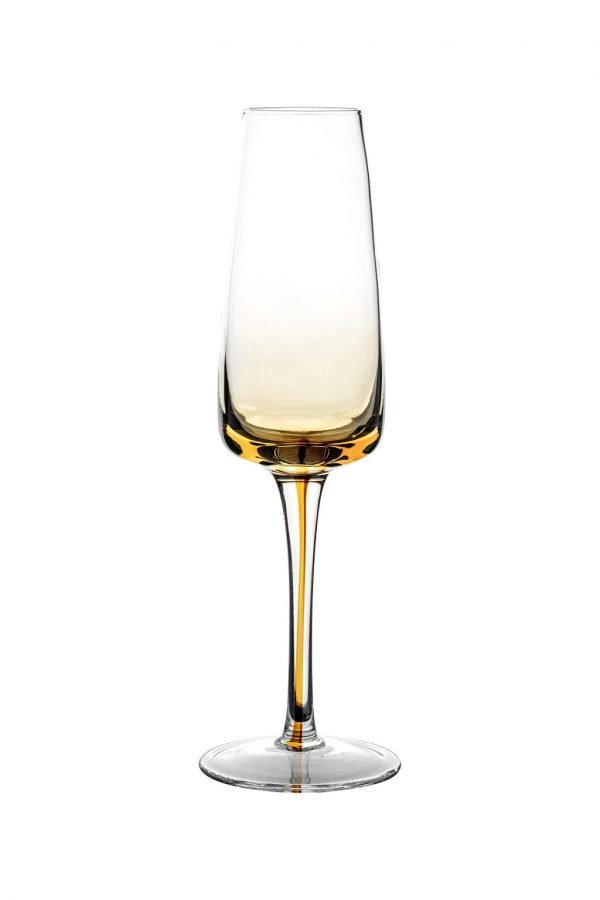 amber wine glass