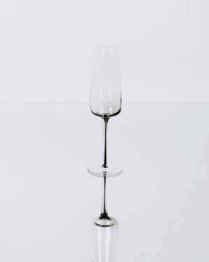 glassware grey champagne