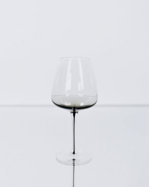 glassware grey wineglass