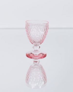 glassware villeroy pink