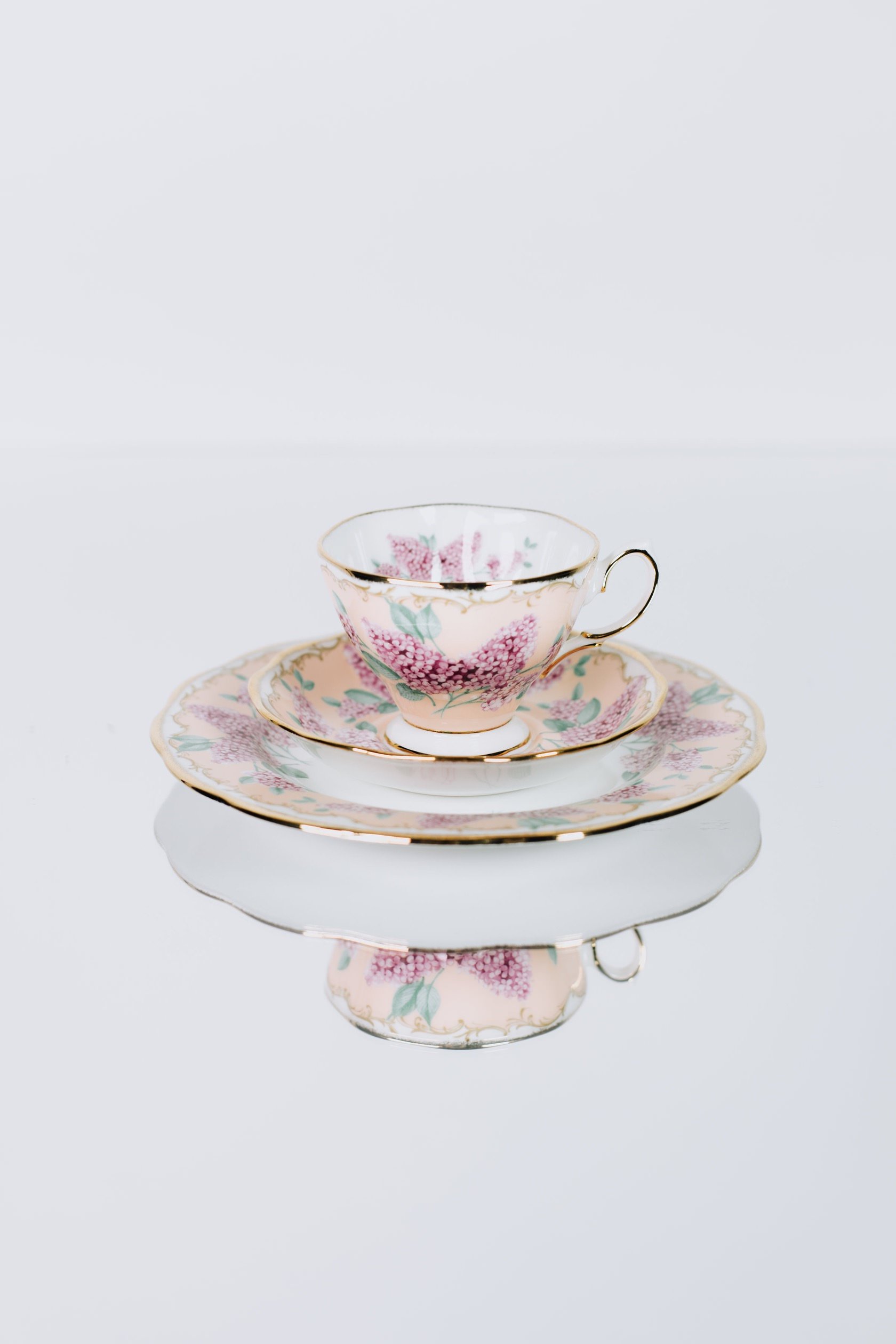 Royal Albert Tea Cup Saucer Cake Plate Table For Louis