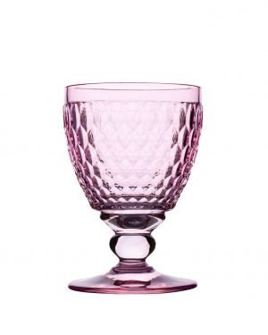 pink glassware